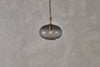 Otoro Recycled Glass Pendant - Smoke - Small Round