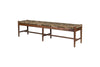 Raunak Acacia Woven Bench - Washed Walnut - Large