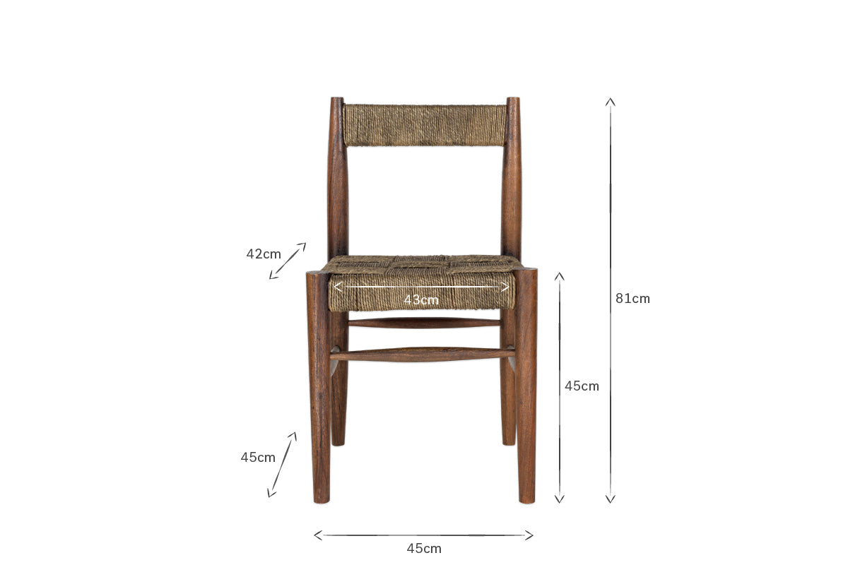 Raunak Acacia Woven Dining Chair