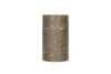 Rustic Soy Blend Pillar Candle - Olive Green - Large