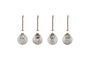 Sohni Shell Baubles - Gold & Cream - (Set of 4)