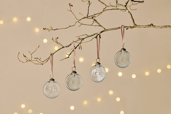 Sundara Baubles - Clear - (Set of 4)