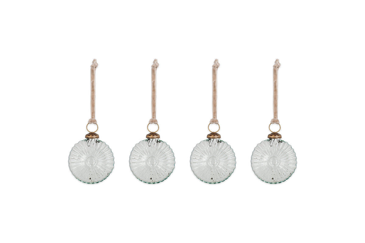 Sundara Baubles - Clear - (Set of 4)