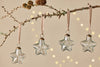 Sardi Star Baubles - Clear (Set of 4)