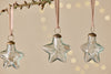 Sardi Star Baubles - Clear (Set of 4)