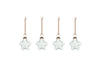 Sardi Star Baubles - Clear (Set of 4)