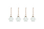 Sardi Star Baubles - Clear (Set of 4)