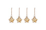 Sardi Star Baubles - Gold (Set of 4)