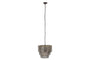 Shanaya Mottled Glass Chandelier - Antique Bronze