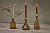 Sirsa Glass Candlestick - Sepia