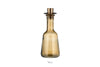 Sirsa Glass Candlestick - Sepia