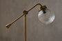 Sengol Recycled Glass Desk Lamp - Antique Brass