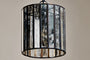 Shanaya Mottled Glass Pendant Light - Antique Bronze