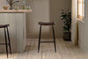 Samaira Leather Counter Stool