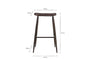 Samaira Leather Counter Stool