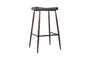 Samaira Leather Counter Stool