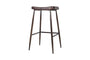 Samaira Leather Counter Stool