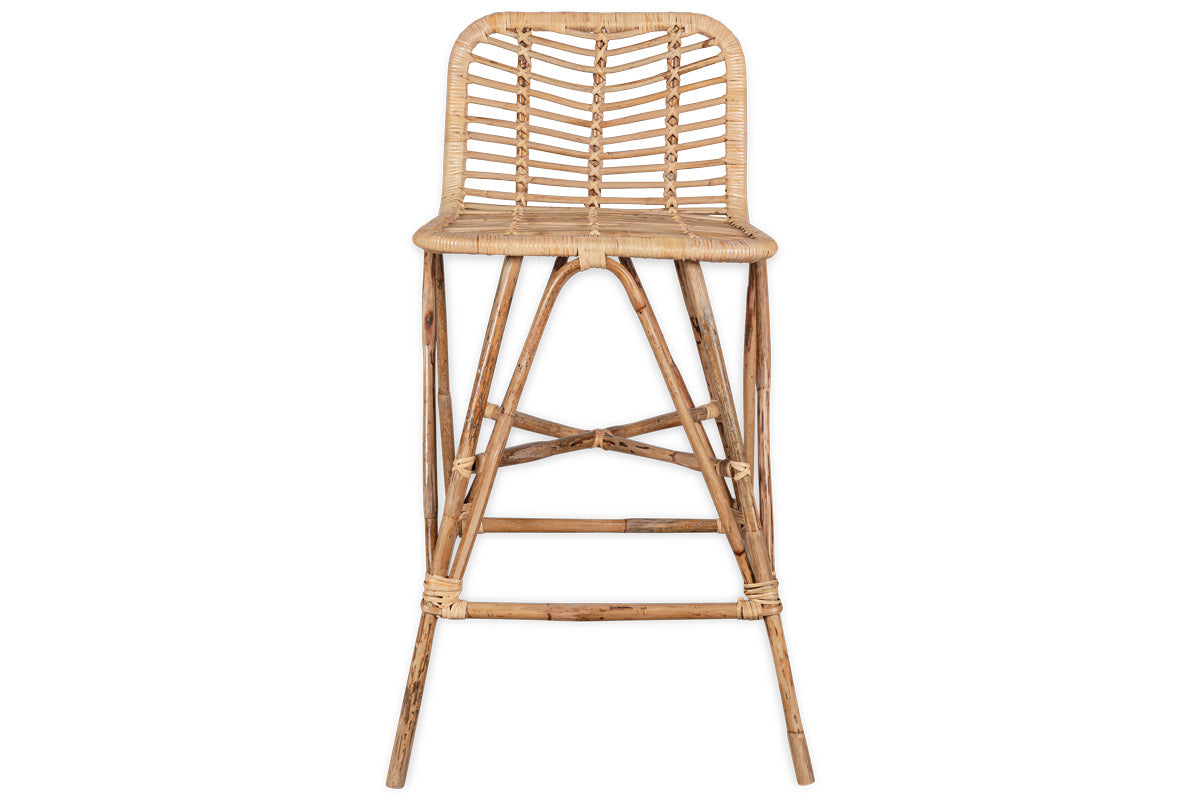 Taung Rattan Counter Chair - Natural