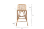 Taung Rattan Counter Chair - Natural