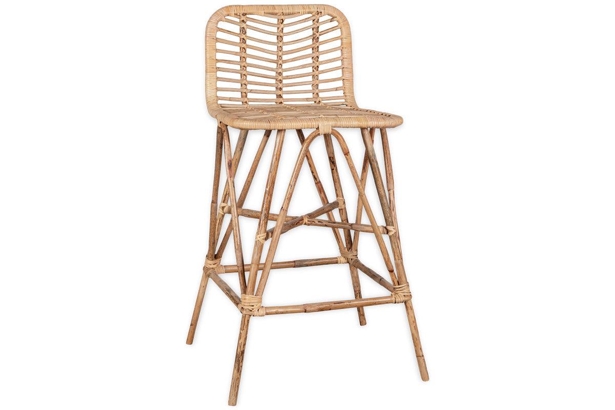 Taung Rattan Counter Chair - Natural