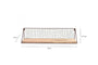 Tamba Mango Wood Shelf - Large