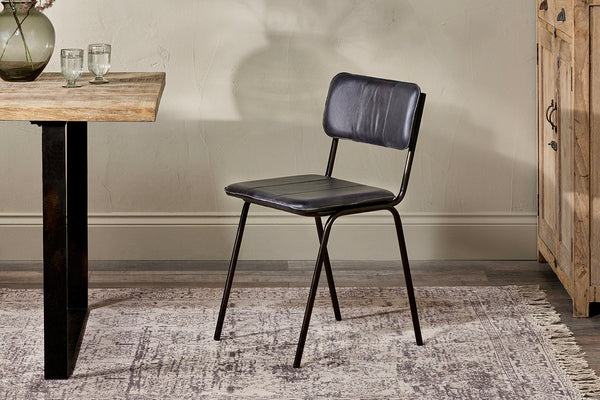 Ukari Dining Chair - Aged Black