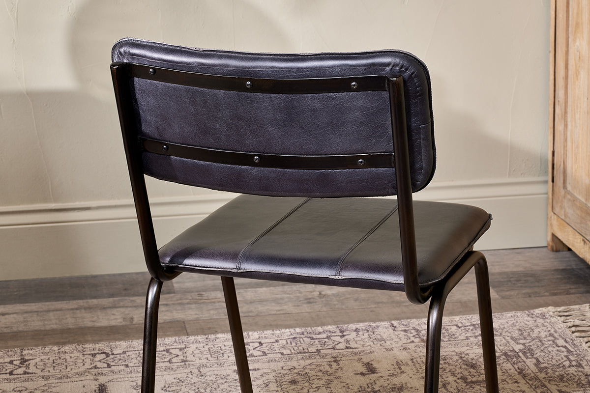 Ukari Dining Chair - Aged Black