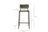 Ukari Counter Chair - Rich Green