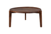 Umar Mango Wood Coffee Table - Dark Brown