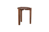 Umar Mango Wood Side Table - Dark Brown