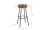 Veer Leather Counter Stool - Aged Tan