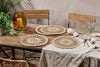 nkuku KITCHEN & DINING ACCESSORIES Aarushu Table Mat - Natural - Set of 4