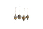 Nkuku CHRISTMAS DECORATIONS Abari Baubles (Set of 4)