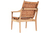 nkuku CHAIRS STOOLS & BENCHES Adembi Woven Leather Armchair