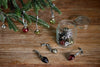 nkuku CHRISTMAS DECORATIONS Adisa Bauble Jar - Mixed Colours (Set of 16)