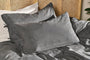 Nkuku TEXTILES Adya Linen Housewife Pillowcase Pair