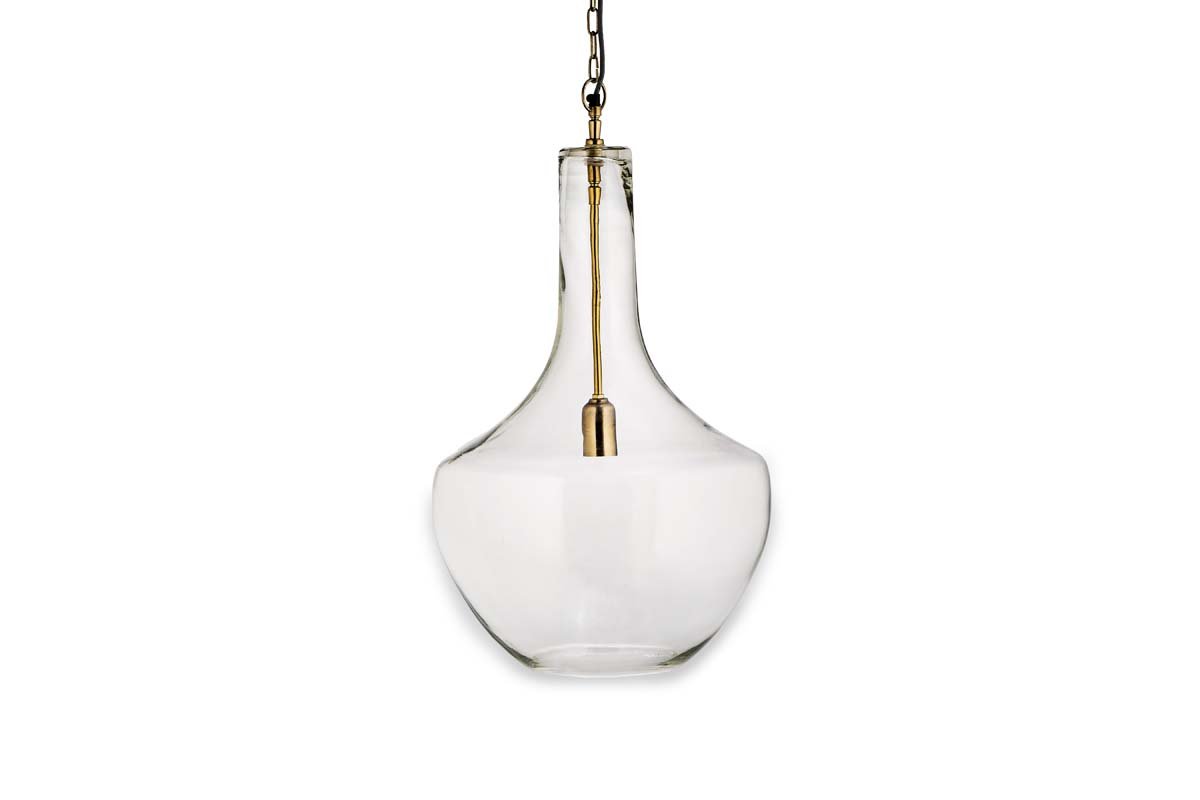 Nkuku LIGHTING Agatarla Glass Pendant - Small