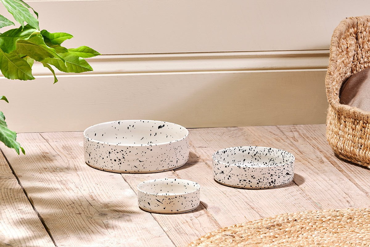 nkuku PET Ama Ceramic Pet Bowl - Medium