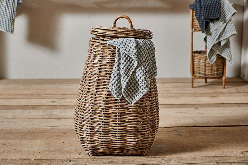 Nkuku Bathroom Amandi Rattan Laundry Bin