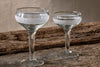 Nkuku Glassware Anara Etched Champagne Glass - Clear (Set of 4)