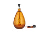 Nkuku LIGHTING Baba Glass Lamp - Burnt Amber - Large Tall