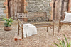 Nkuku OUTDOOR LIVING Bahula Decoartive Iron Bench