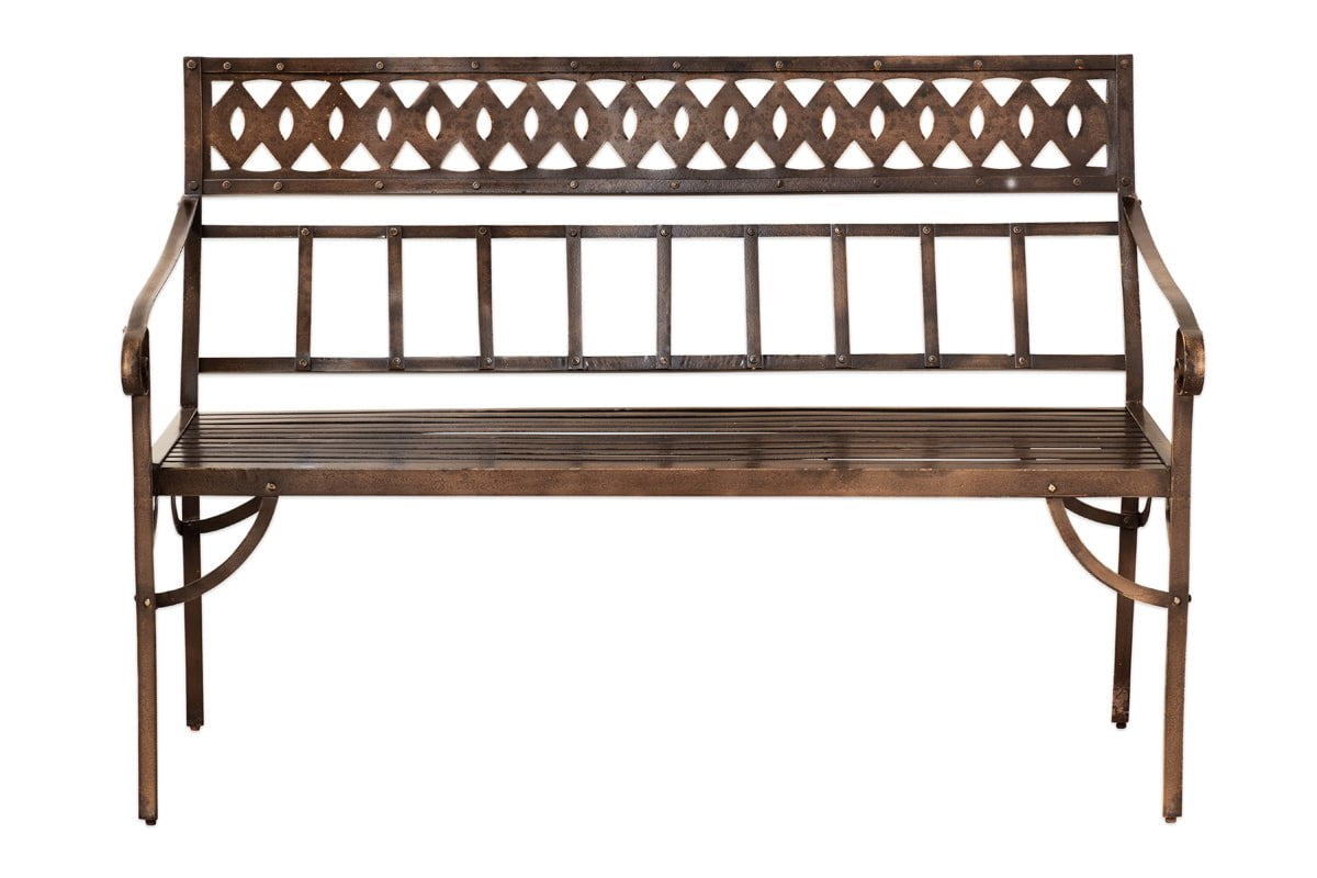 Nkuku OUTDOOR LIVING Bahula Decorative Iron Bench