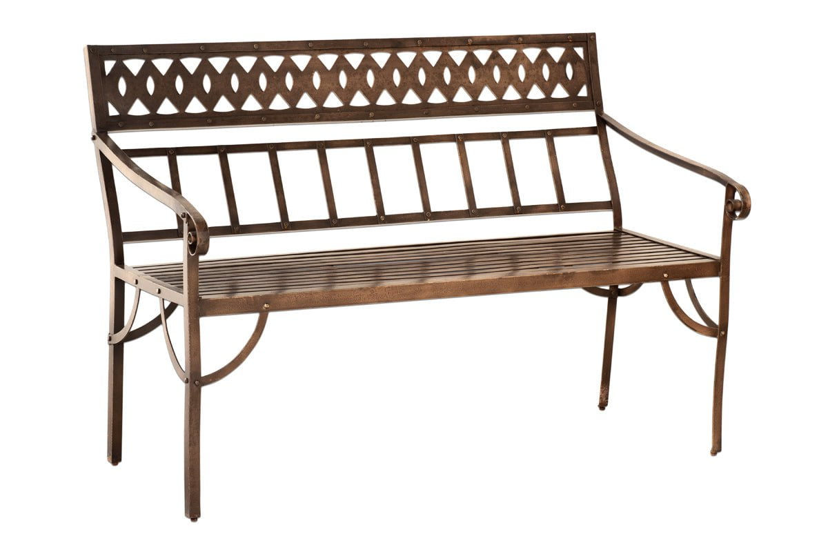 Nkuku OUTDOOR LIVING Bahula Decorative Iron Bench