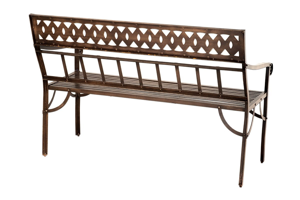 Nkuku OUTDOOR LIVING Bahula Decorative Iron Bench