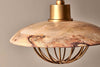 Nkuku LIGHTING Chakai Wood & Metal Pendant - Large