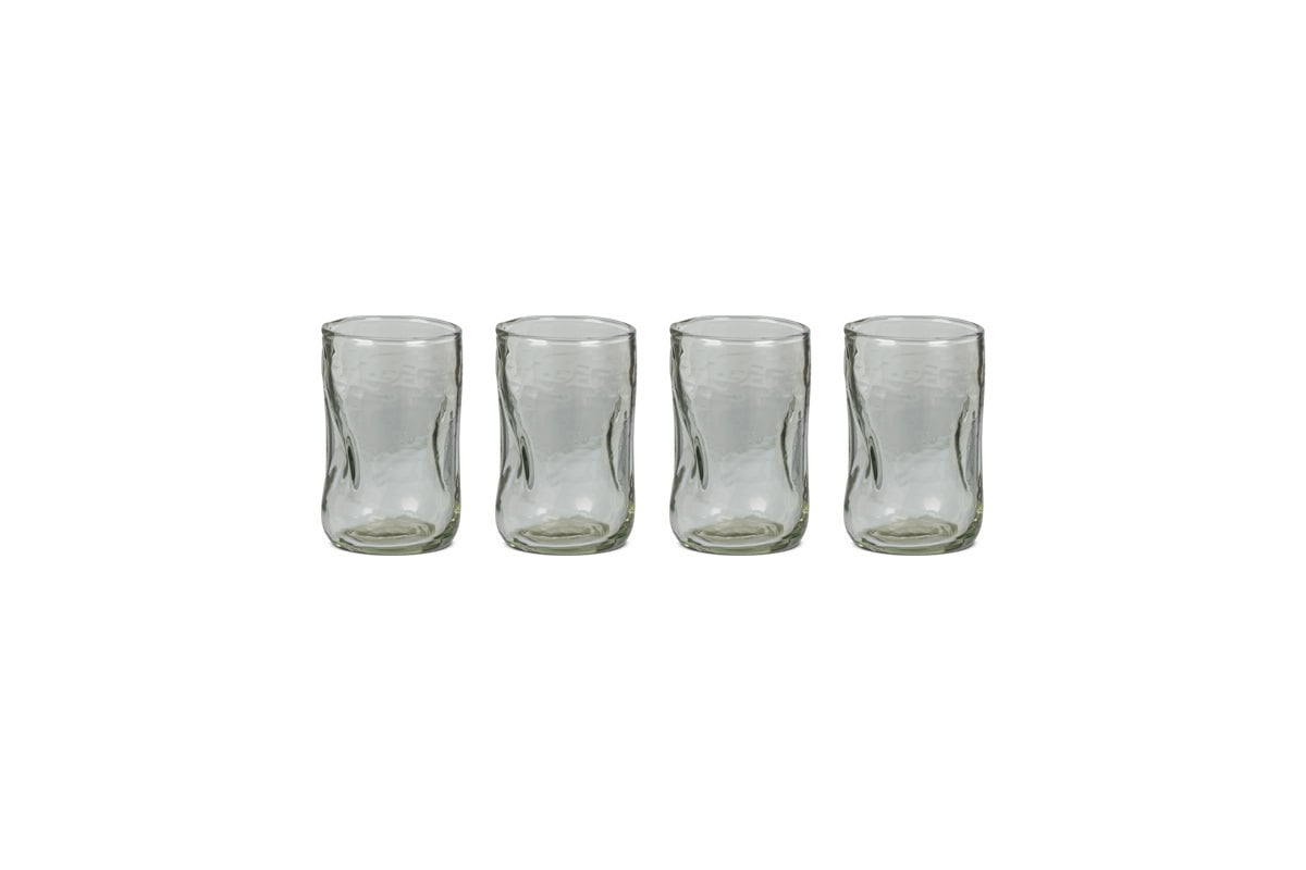 nkuku GLASSWARE Chandani Tumbler Tall - Clear - Set of 4