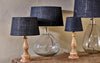 nkuku LAMPS AND SHADES Copy of Dia Jute Lampshade - Ink (NEW)