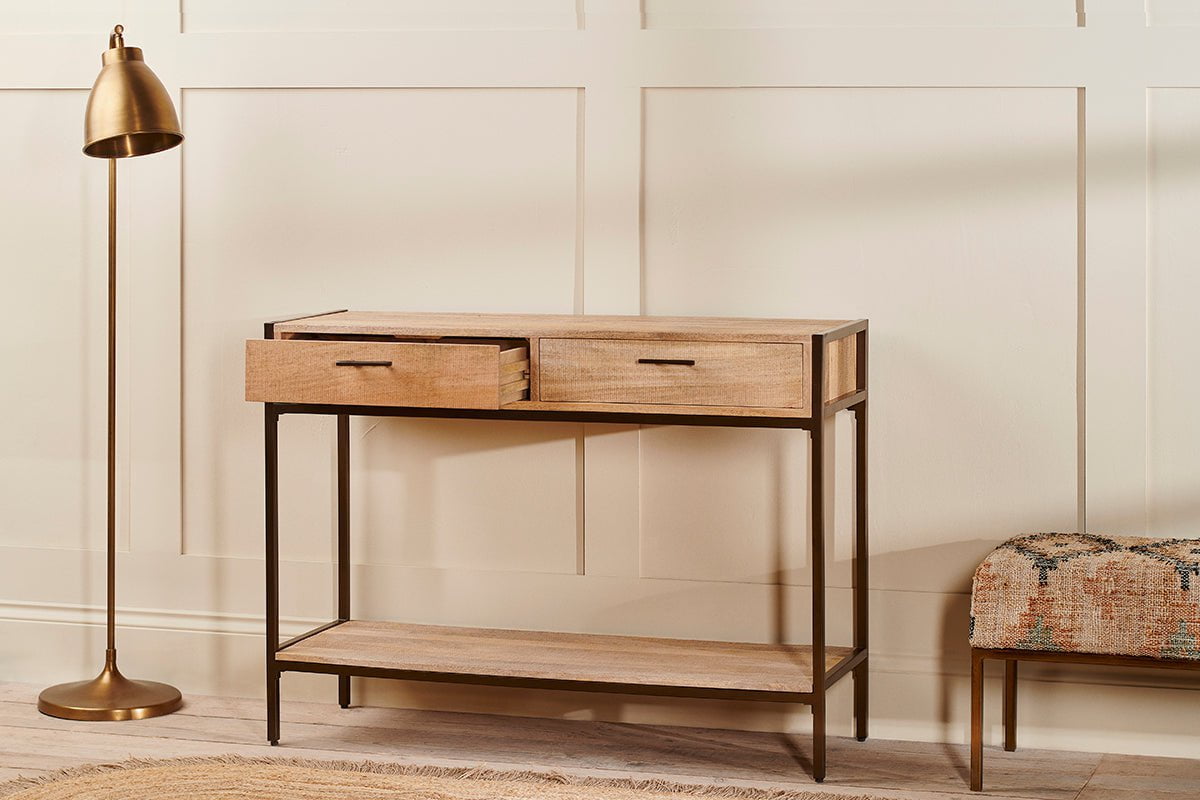 nkuku TABLES Dasai Mango Wood Console Table