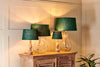 nkuku LAMPS AND SHADES Dia Jute Lampshade - Green